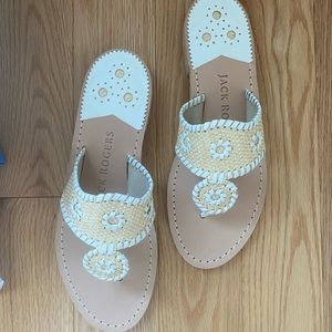 Jack Rogers Flat Rattan Sandal